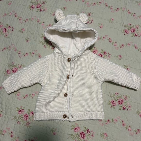 Zara Other - M&S ivory knit sweater size 0-3 months